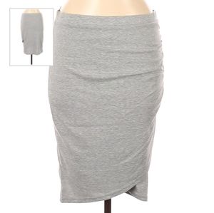 Leith Rouched Midi Skirt